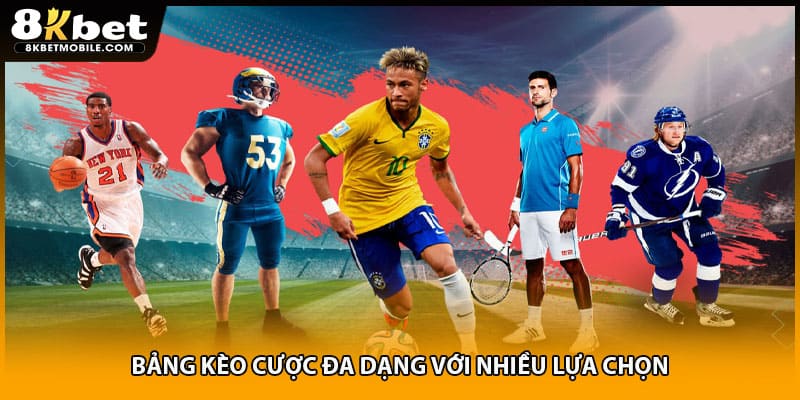 Bảng kèo cược đa dạng với nhiều lựa chọn