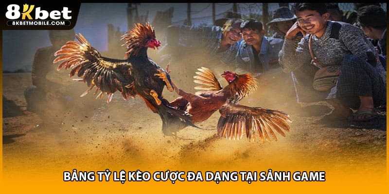 Bảng tỷ lệ kèo cược đa dạng tại sảnh game